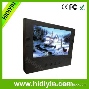 7" lcd panel jewelry display screen video